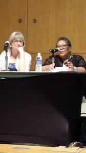 Molly Peacock & Marilyn Nelson, taken by Allison Joseph, who also rocked the house