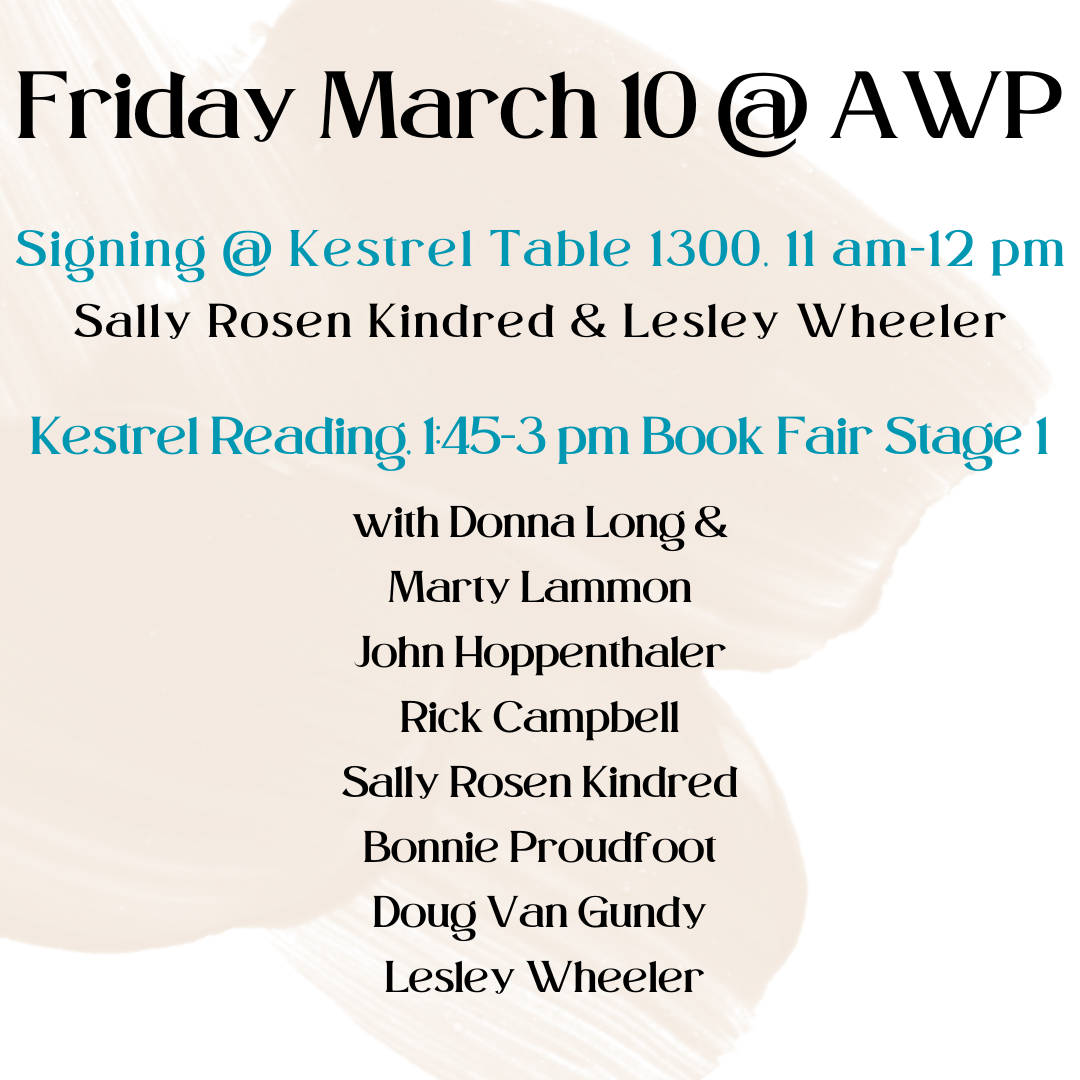 Poetry reading (and readings: here comes AWP)